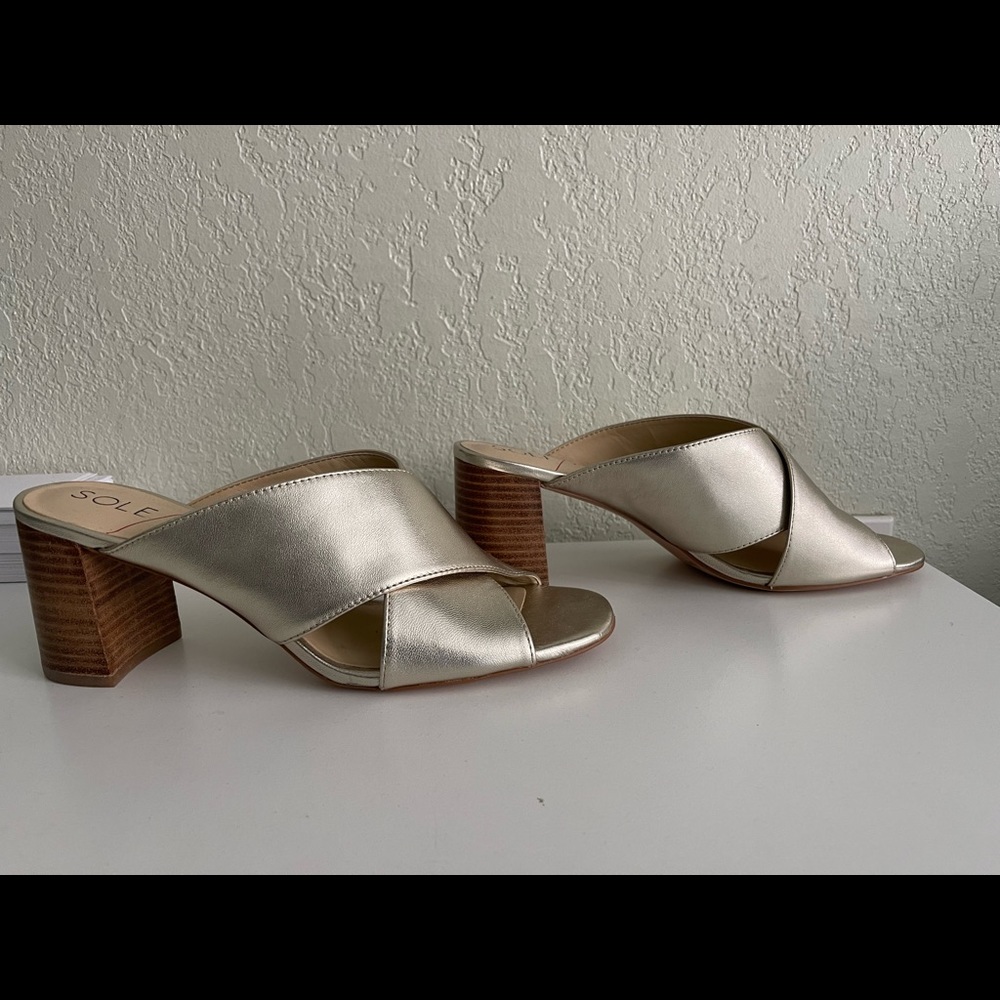Gold Sandals by Sole Society